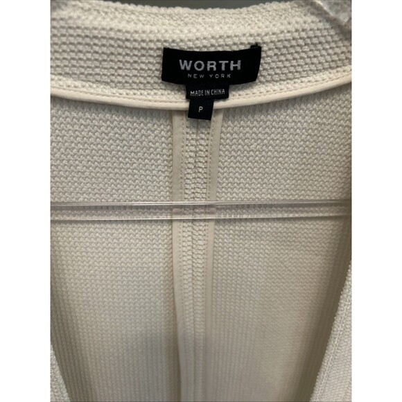 Women’s Worth New York Open Front Long Cardigan Petite New With Tags - Picture 2 of 5